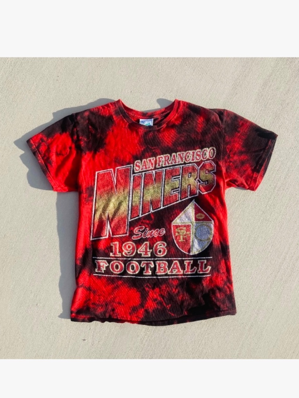 47 Brand Tubular San Francisco 49ers Football NFL graphic  T Shirt